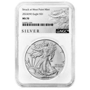 2024 (W) $1 American Silver Eagle NGC MS70 ALS Label