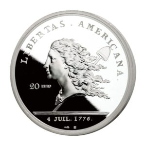 France 2023 20€ 1-oz Silver Libertas Americana Proof w/OGP