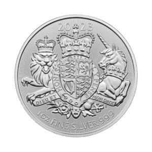 Great Britain 2023 £2 1oz Silver Royal Arms BU