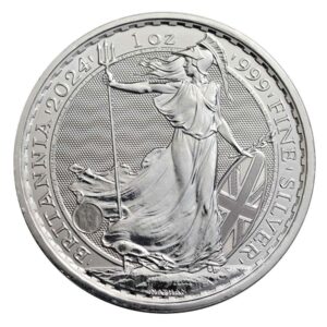Great Britain 2024 £2 1-oz Silver Britannia BU