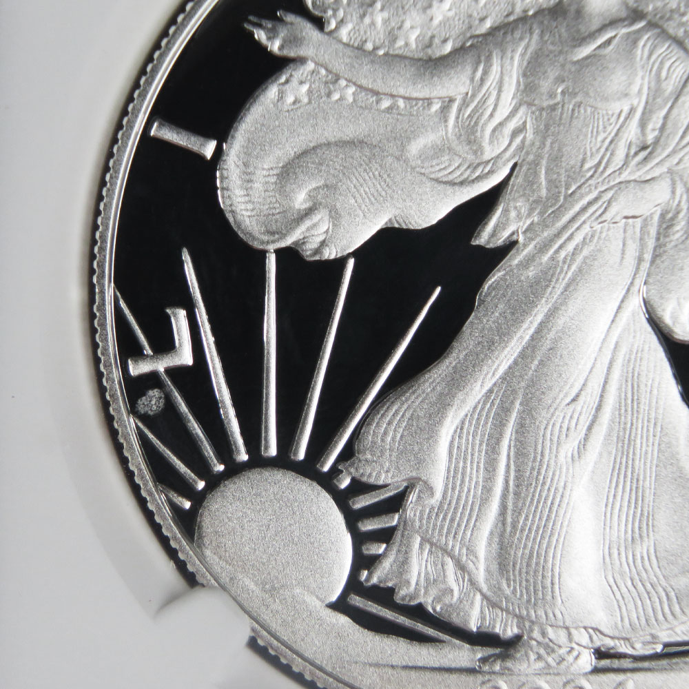 1986-S Proof $1 American Silver Eagle NGC PF69UC Brown Label